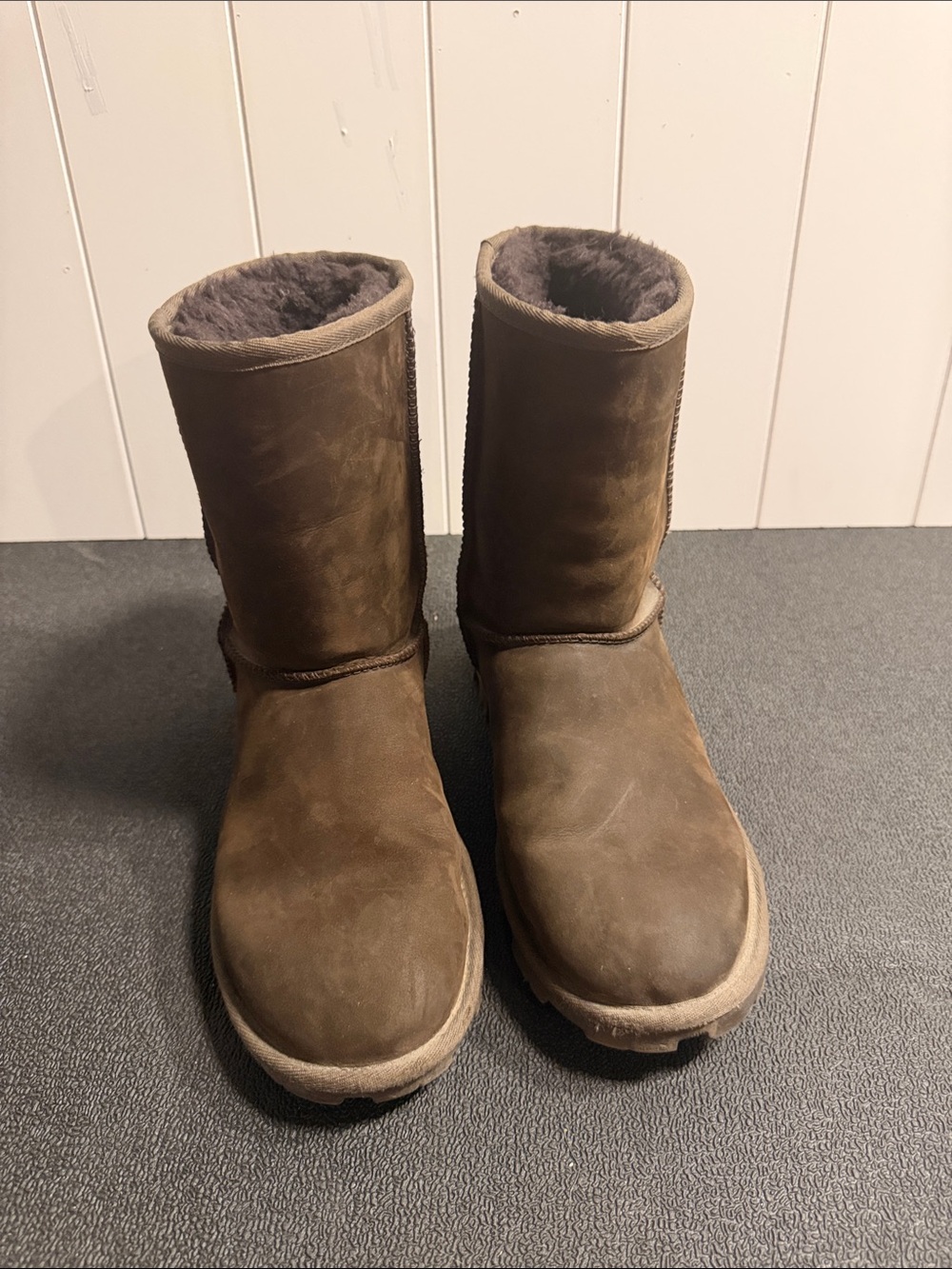 UGG Brown Classic Short Shearling Boots